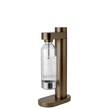 Stelton Brus hiilihapotin Dark Brown Metallic porevesilaite