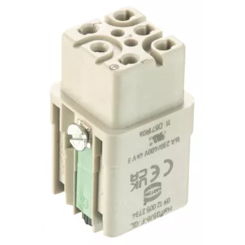 Harting Han Q naarasliitin 5+PE Quick Lock 1,5 mm²