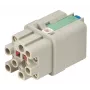 HARTING Han Q12-F-QL naarasliitin, 12 koskettinta, Quick-Lock-liitäntä, 1,5 mm²