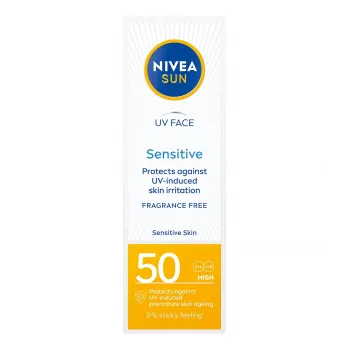 NIVEA Sun Sensitive kasvojen aurinkovoide LSF50 50ml