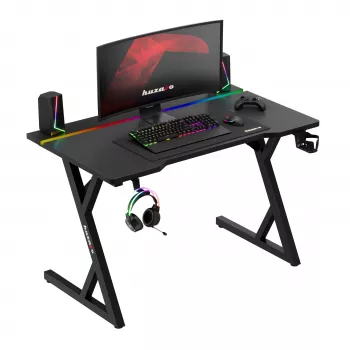Huzaro Hero 2.4 RGB musta pelipöytä