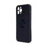 iLike Samsung Galaxy A14 4G / A14 5G Finger Grip -kuori musta