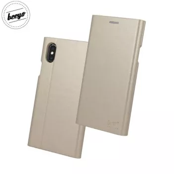 Beeyo Samsung Galaxy S8 G950 Book Grande kotelo kulta