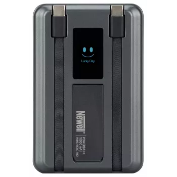 Powerbank Newell MS-10000 Pro MagSafe 10000 mAh 2x USB-C - harmaa