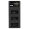 Newell CD-USB-C kolmikanavainen akkulaturi Canon LP-E17 -akuille