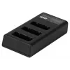 Newell CD-USB-C kolmikanavainen akkulaturi Canon LP-E17 -akuille