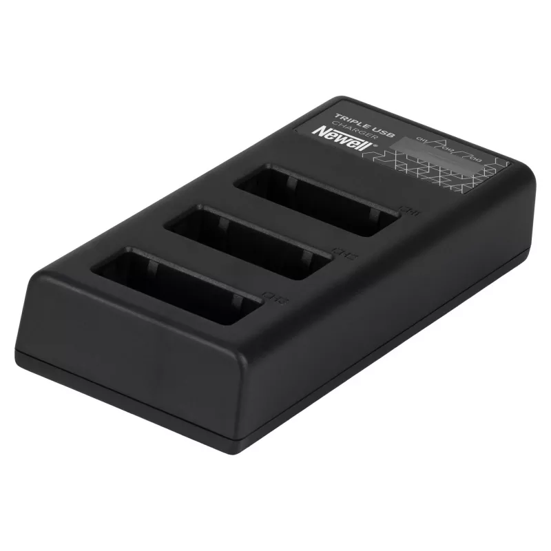 Newell CD-USB-C kolmikanavainen akkulaturi Canon LP-E17 -akuille