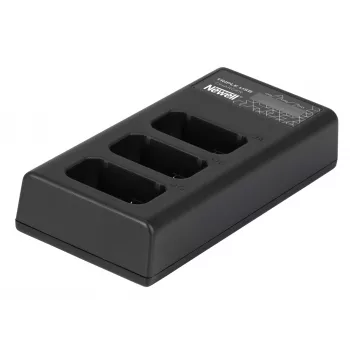 Newell CD-USB-C kolmikanavainen akkulaturi Sony NP-FW50 -akuille