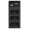 Newell CD-USB-C 3-kanavainen akkulaturi Nikon EN-EL14 -akuille