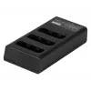 Newell CD-USB-C 3-kanavainen akkulaturi Nikon EN-EL14 -akuille
