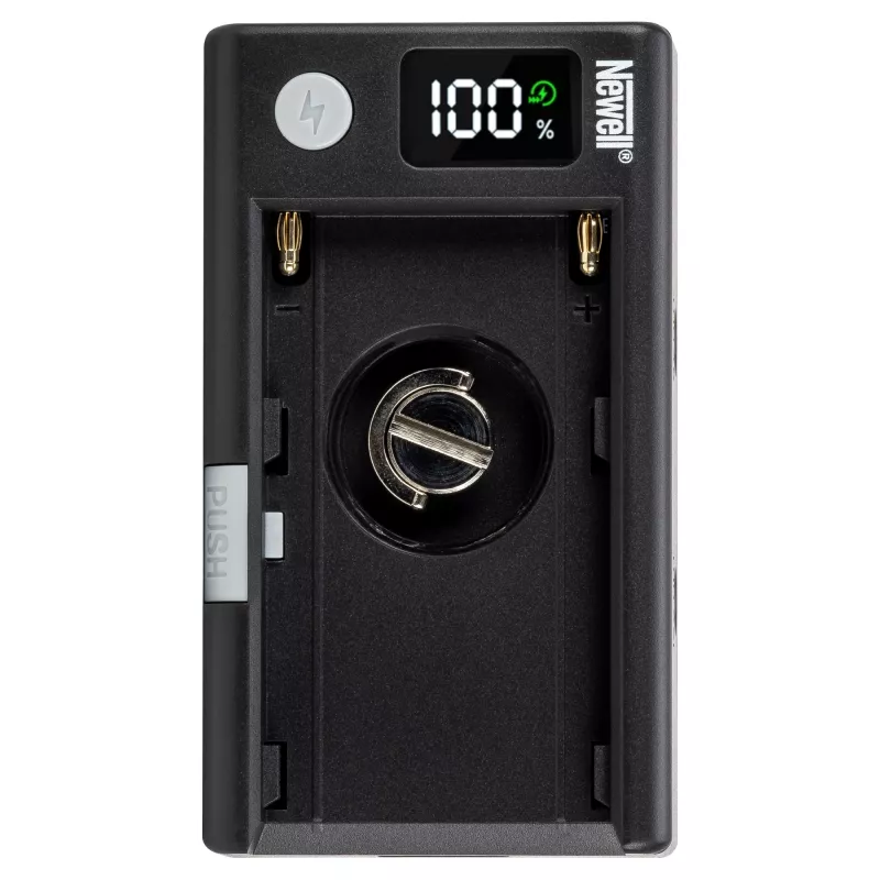 Newell DC-USB yleissovitin NP-F-akuille
