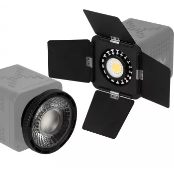 Newell Mini Bowens -valaisinläpät ja tarkennuslinssisarja Tara LED-valolle