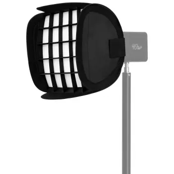 Newell 25 cm neliömäinen softbox Mini Bowens -kiinnityksellä Tara-valolle