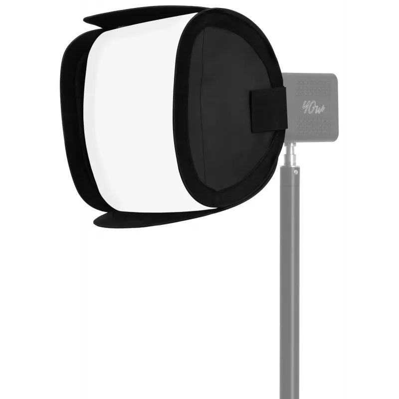 Newell 25 cm neliömäinen softbox Mini Bowens -kiinnityksellä Tara-valolle
