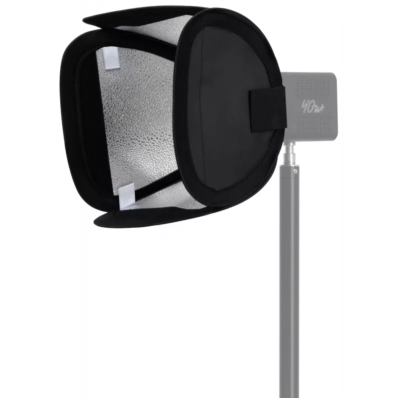 Newell 25 cm neliömäinen softbox Mini Bowens -kiinnityksellä Tara-valolle