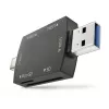 Newell OTG 4-in-1 USB 3.0 -keskitin musta