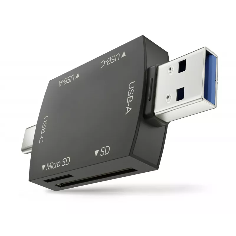 Newell OTG 4-in-1 USB 3.0 -keskitin musta