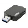 Newell OTG 4-in-1 USB 3.0 -keskitin musta
