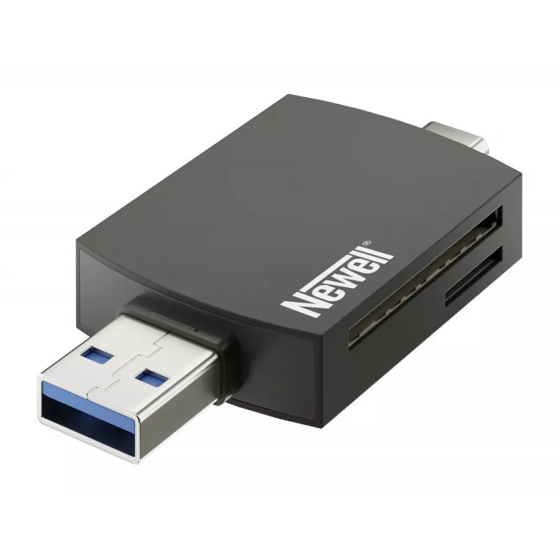 Newell OTG 4-in-1 USB 3.0 -keskitin musta