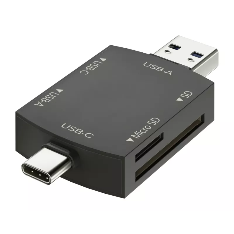 Newell OTG 4-in-1 USB 3.0 -keskitin musta