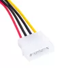 Akyga AK-CA-17 Molex-SATA-virtasovitinkaapeli, 15 cm