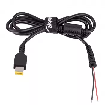 Akyga AK-SC-10 Slim Tip DC-virtakaapeli kannettavan virtalähteelle, 1,2 m, musta
