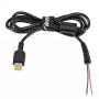 Akyga AK-SC-10 Slim Tip DC-virtakaapeli kannettavan virtalähteelle, 1,2 m, musta