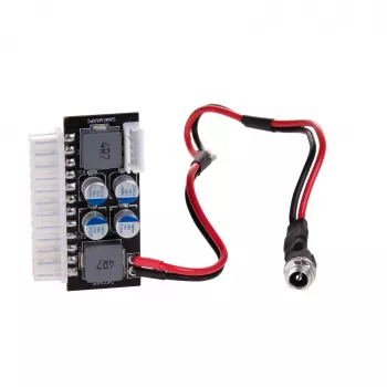 Akyga AK-CA-38 PICO-PSU DC/ATX-virtalähdeadapteri, 120 W, 12 V DC -tulo, 24-pin ATX, P4, SATA, Molex