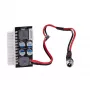Akyga AK-CA-38 PICO-PSU DC/ATX-virtalähdeadapteri, 120 W, 12 V DC -tulo, 24-pin ATX, P4, SATA, Molex