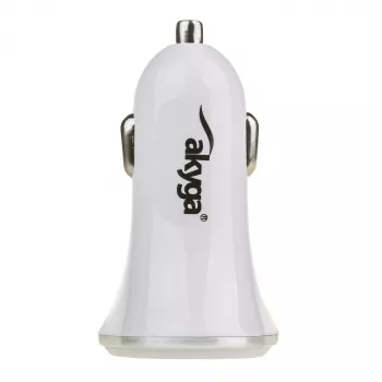 Akyga AK-CH-07 autolaturi 12/24V 18W USB-A Quick Charge 3.0 5-12V / 1.5-3A valkoinen