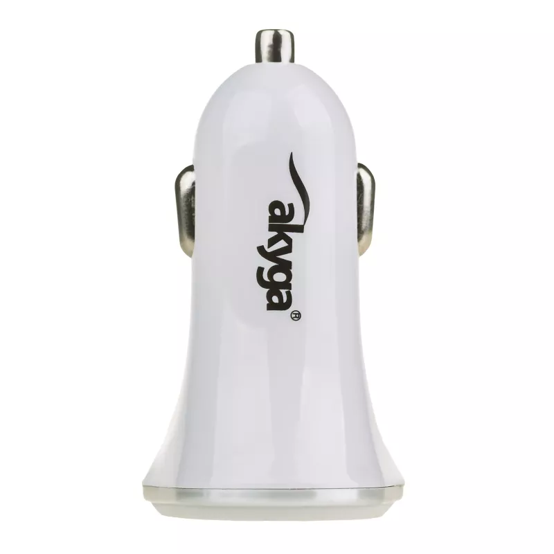 Akyga AK-CH-07 autolaturi 12/24V 18W USB-A Quick Charge 3.0 5-12V / 1.5-3A valkoinen