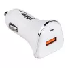 Akyga AK-CH-07 autolaturi 12/24V 18W USB-A Quick Charge 3.0 5-12V / 1.5-3A valkoinen