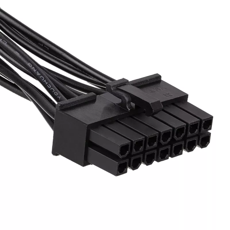 Akyga AK-CA-77 virtasovitinkaapeli ATX 24-pin (naaras) - Lenovo 14-pin (uros), 10 cm