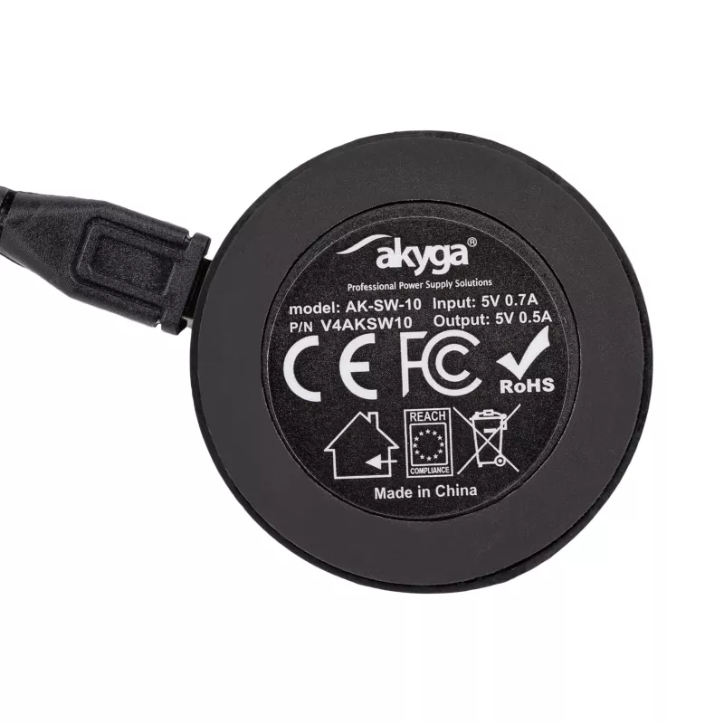 Akyga AK-SW-10 latausteline Samsung Galaxy Watch 42/46 mm, Gear S2 / S3, Micro-USB-USB-kaapeli 1 m