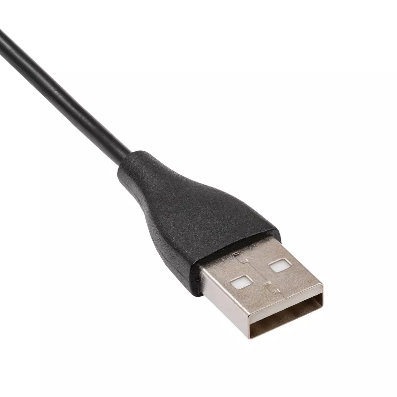 Akyga AK-SW-27 magneettinen USB-latauskaapeli Fitbit Versa 3 / Sense -kelloille, 1 m, musta