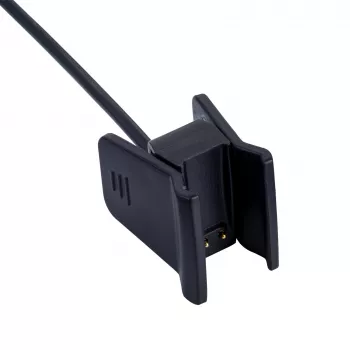 Akyga AK-SW-35 latauskaapeli Fitbit Alta HR -kelloille, USB-A, 1 m, musta