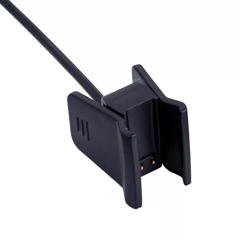 Akyga AK-SW-35 latauskaapeli Fitbit Alta HR -kelloille, USB-A, 1 m, musta