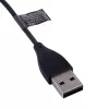 Akyga AK-SW-35 latauskaapeli Fitbit Alta HR -kelloille, USB-A, 1 m, musta