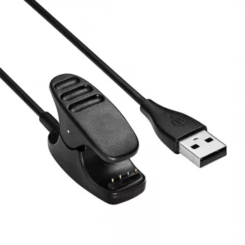 Akyga AK-SW-38 lataus- ja datakaapeli Suunto 3 / 5 / Fitness / Ambit -kelloille, USB-A, 1 m, musta