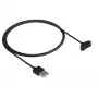 Akyga AK-SW-39 magneettinen latauskaapeli Ticwatch Pro 3 GPS / E3 -kelloille, USB-A, 1 m, musta