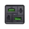 Akyga Charge Brick AK-CH-17 USB-laturi 65 W, 2 x USB-C PD + 2 x USB-A QC 4+, musta