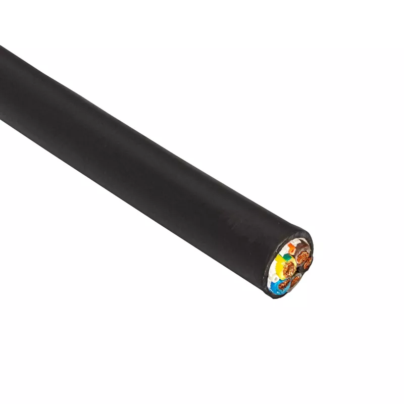Akyga AK-SC-E12 sähköauton latauskaapeli 5 x 6 mm² + 2 x 0,75 mm², kolmivaiheinen, 32 A, 450/750 V, metritavara