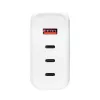 Akyga AK-CH-24 GaN-USB-laturi 140 W, 3 x USB-C PD + USB-A, valkoinen
