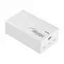 Akyga AK-CH-25 GaN-pöytä-USB-laturi 140 W, 3 x USB-C PD + USB-A, valkoinen