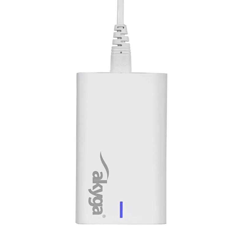 Akyga AK-CH-25 GaN-pöytä-USB-laturi 140 W, 3 x USB-C PD + USB-A, valkoinen