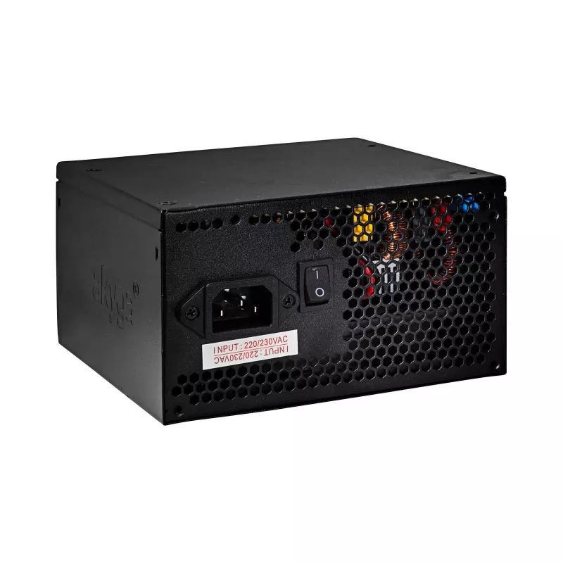 Akyga AK-C2-800 Classic 800 W ATX-virtalähde, osittain modulaarinen, aktiivinen PFC, 120 mm tuuletin