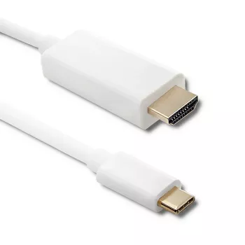 Qoltec USB 3.1 Type-C uros - HDMI A uros kaapeli 2 m 4K 60 Hz