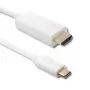 Qoltec USB 3.1 Type-C uros - HDMI A uros kaapeli 2 m 4K 60 Hz