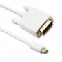 Qoltec USB 3.1 Type-C uros - DVI-D uros sovitinkaapeli 2 m 4K