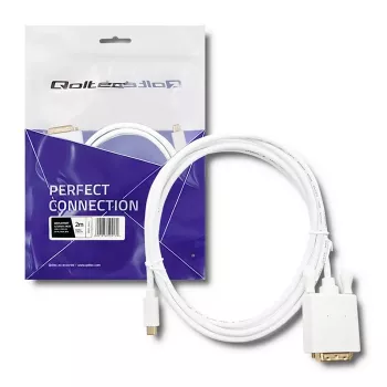 Qoltec USB 3.1 Type-C uros - DVI-D uros sovitinkaapeli 2 m 4K